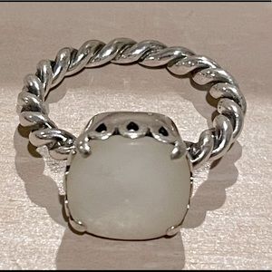 Pandora Mother of Pearl Sincerity ring size 8
